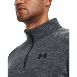 Under Armour Lightweight Stretch Golf Fleece 1373358 -Golf Bags shop 1373358 012 COLLAR
