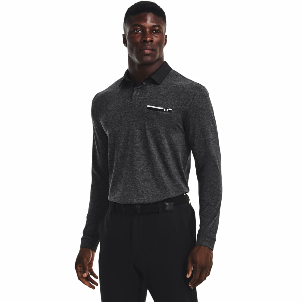 Under Armour Playoff 2.0 Pocket LS Golf Polo Shirt 1373687 5 Under Armour Playoff 2.0 Pocket LS Golf Polo Shirt 1373687 - Image 3