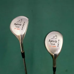 Vintage Ladies Set Of 2 X Spirit Tour 15° 3 & 21° 5 Woods Ladies Steel Shafts