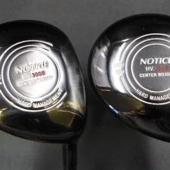 Japanese Set Of 2 Notice HV.3000 15° 3 & 17° 4 Woods Regular Graphite Shafts