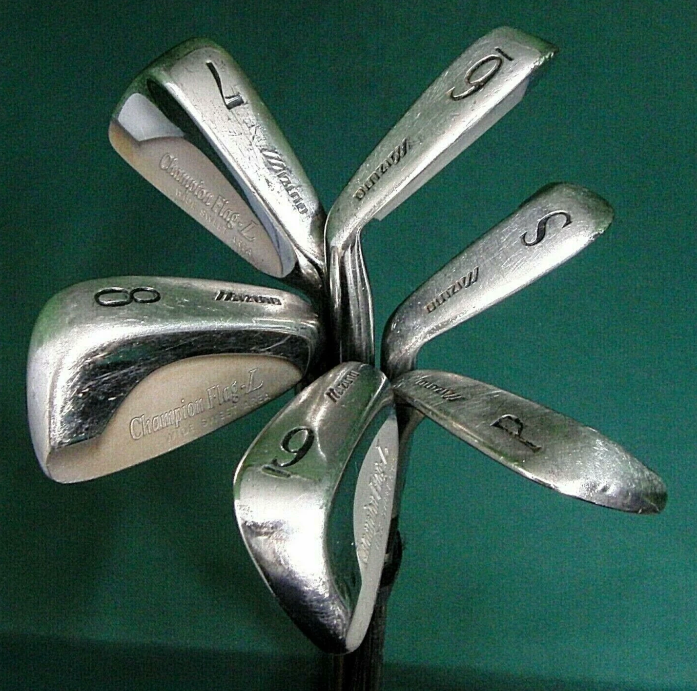 Vintage Ladies Set Of 6 X Mizuno Champion Irons 6-SW Ladies Steel Shafts 3 Vintage Ladies Set Of 6 X Mizuno Champion Irons 6-SW Ladies Steel Shafts
