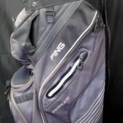 15 Division Ping Pioneer Dark Blue White Tour Cart Golf Clubs Bag -Golf Bags shop 32 bd93b369 3a23 4abf 8af0 610f5a0ef692