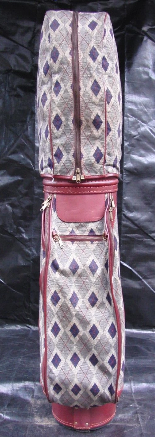 Vintage 3 Division Barrie Tour Cart Trolley Golf Clubs Bag 4 Vintage 3 Division Barrie Tour Cart Trolley Golf Clubs Bag - Image 2