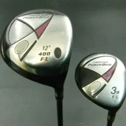 Ladies Set 2x Yonex Cyberstar Powerbrid 12° Driver 18° 3 Wood Ladies Graphite Shafts