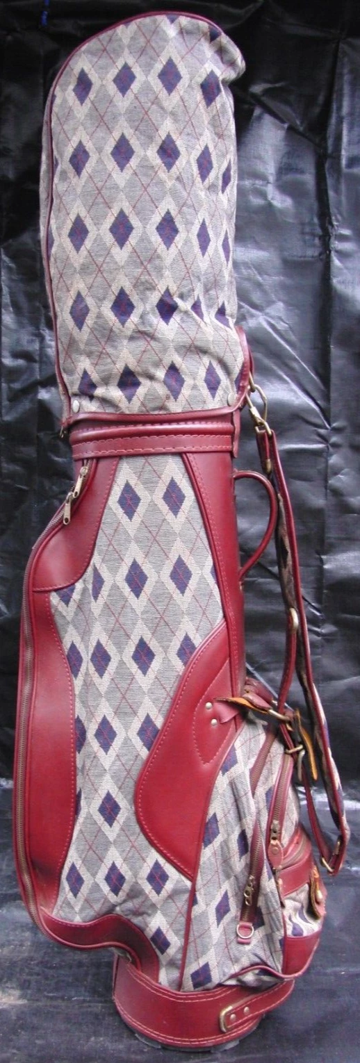 Vintage 3 Division Barrie Tour Cart Trolley Golf Clubs Bag 5 Vintage 3 Division Barrie Tour Cart Trolley Golf Clubs Bag - Image 3