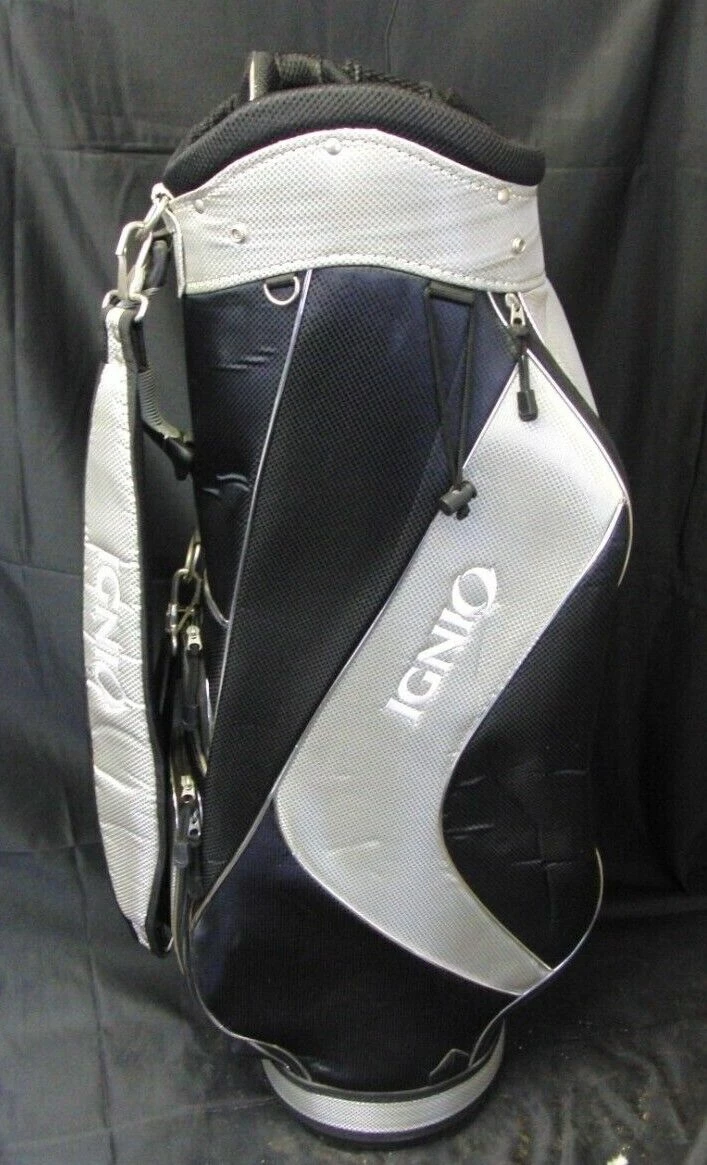 8 Division Japanese Ignio Black Grey Tour Cart Trolley Golf Clubs Bag 6 8 Division Japanese Ignio Black Grey Tour Cart Trolley Golf Clubs Bag - Image 4