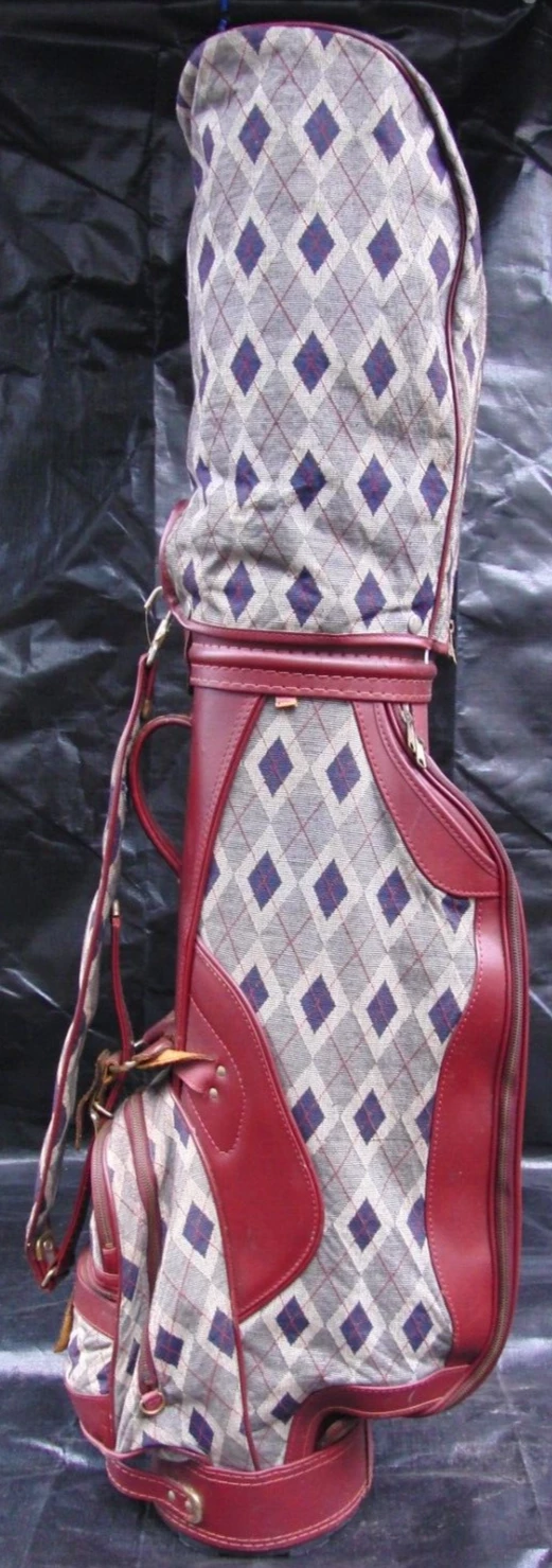 Vintage 3 Division Barrie Tour Cart Trolley Golf Clubs Bag 9 Vintage 3 Division Barrie Tour Cart Trolley Golf Clubs Bag - Image 7