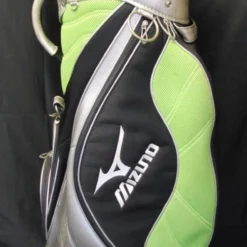 5 Division Mizuno Silver Black & Green Tour Trolley Cart Golf Bag -Golf Bags shop 57 2baceb4b cf02 45ed b5ce 0c021758249e