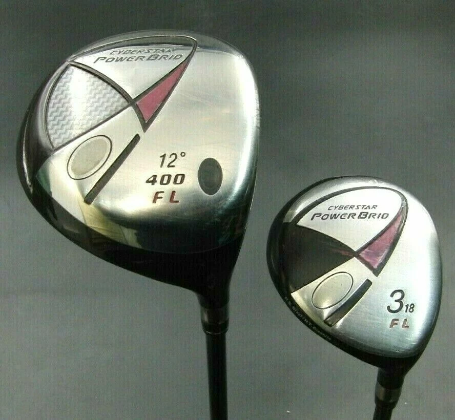 Ladies Set 2x Yonex Cyberstar Powerbrid 12° Driver 18° 3 Wood Ladies Graphite Shafts 8 Ladies Set 2x Yonex Cyberstar Powerbrid 12° Driver 18° 3 Wood Ladies Graphite Shafts - Image 6