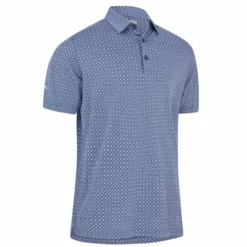 Callaway Soft Touch Micro Print Golf Polo Shirt CGKSC0K4