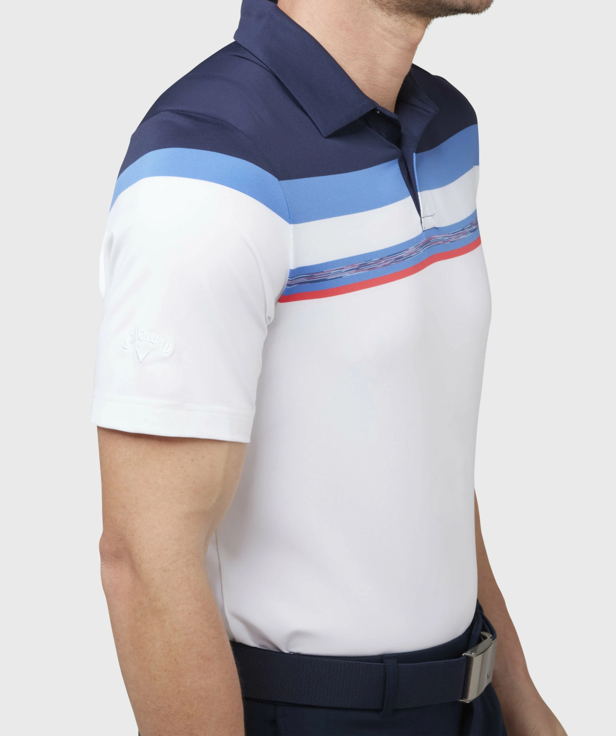 Callaway Space Dye Block Golf Shirt CGKSC0C5 5 Callaway Space Dye Block Golf Shirt CGKSC0C5 - Image 3