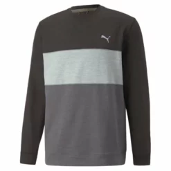 Puma Cloudspun Colourblock Crew Neck Golf Mid Layer 535458