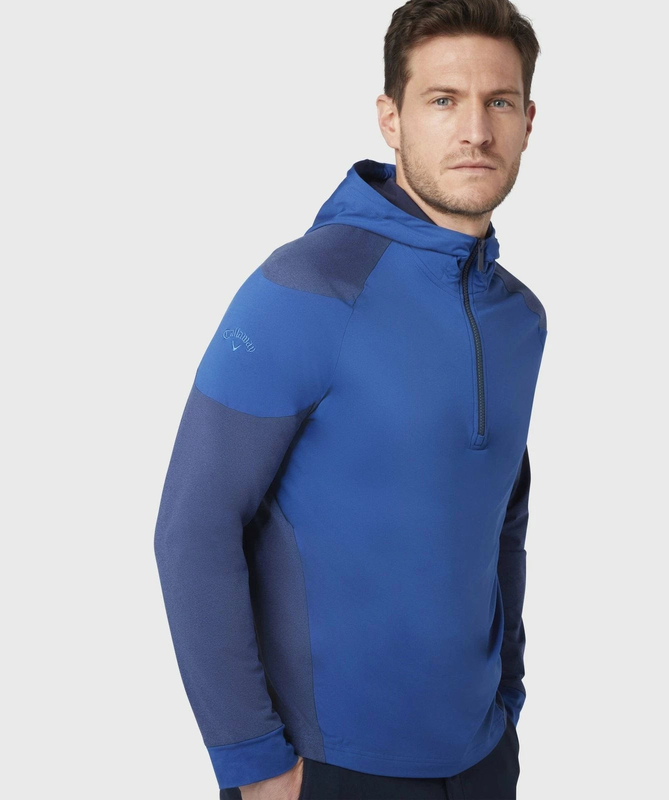 Callaway Mixed Media 1/4 Zip Golf Hoodie CGKFC056 5 Callaway Mixed Media 1/4 Zip Golf Hoodie CGKFC056 - Image 3