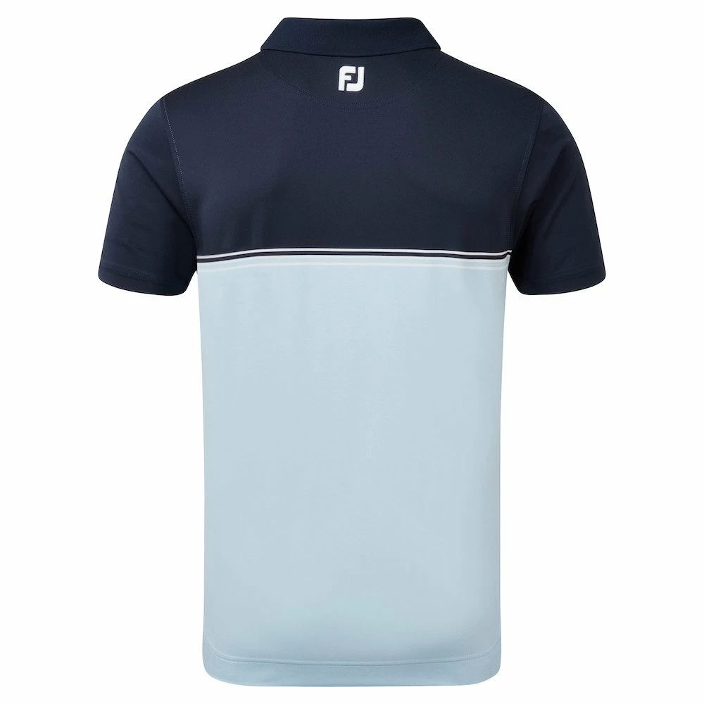 Footjoy Colour Block Lisle Golf Shirt 87965 4 Footjoy Colour Block Lisle Golf Shirt 87965 - Image 2