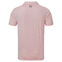 FootJoy Leaping Dolphins Print Lisle Golf Shirt 88352 -Golf Bags shop FJ 88352 04