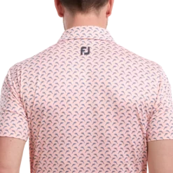 FootJoy Leaping Dolphins Print Lisle Golf Shirt 88352 -Golf Bags shop FJ 88352 05