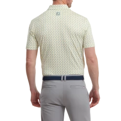 FootJoy Leaping Dolphins Print Lisle Golf Shirt 88354 -Golf Bags shop FJ 88354 03