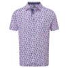 FootJoy Shadow Palm Print Pique Golf Shirt 88373 -Golf Bags shop FJ 88373 01