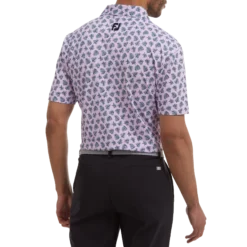 FootJoy Shadow Palm Print Pique Golf Shirt 88373 10 FootJoy Shadow Palm Print Pique Golf Shirt 88373 -Golf Bags shop FJ 88373 03