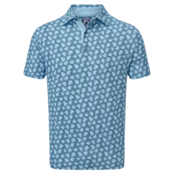 FootJoy Shadow Palm Print Pique Golf Shirt 88375