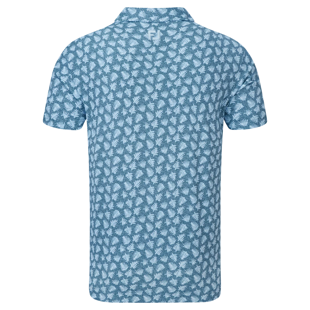 FootJoy Shadow Palm Print Pique Golf Shirt 88375 4 FootJoy Shadow Palm Print Pique Golf Shirt 88375 - Image 2