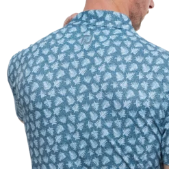 FootJoy Shadow Palm Print Pique Golf Shirt 88375 11 FootJoy Shadow Palm Print Pique Golf Shirt 88375 -Golf Bags shop FJ 88375 05