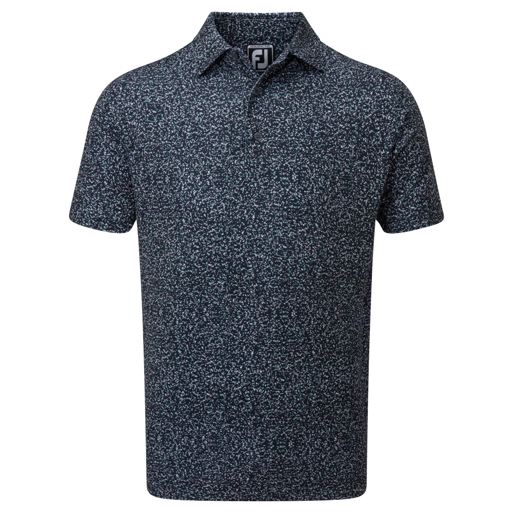 Footjoy Granite Print Lisle Golf Shirt 88415 3 Footjoy Granite Print Lisle Golf Shirt 88415