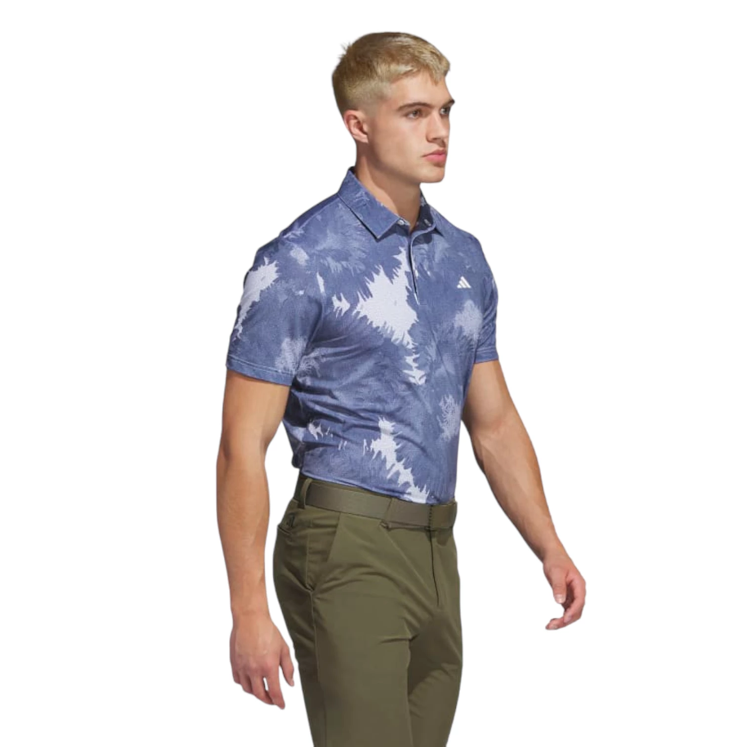 Adidas Flower Mesh Print Golf Polo Shirt HS1131 7 Adidas Flower Mesh Print Golf Polo Shirt HS1131 - Image 5