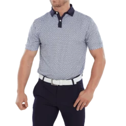 FootJoy Circle Print Golf Polo Shirt 80033 -Golf Bags shop FootJoy Circle Print Golf Polo Shirt 80033 2