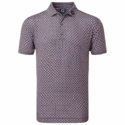 FootJoy Half Moon Geo Print Golf Polo Shirt 80012