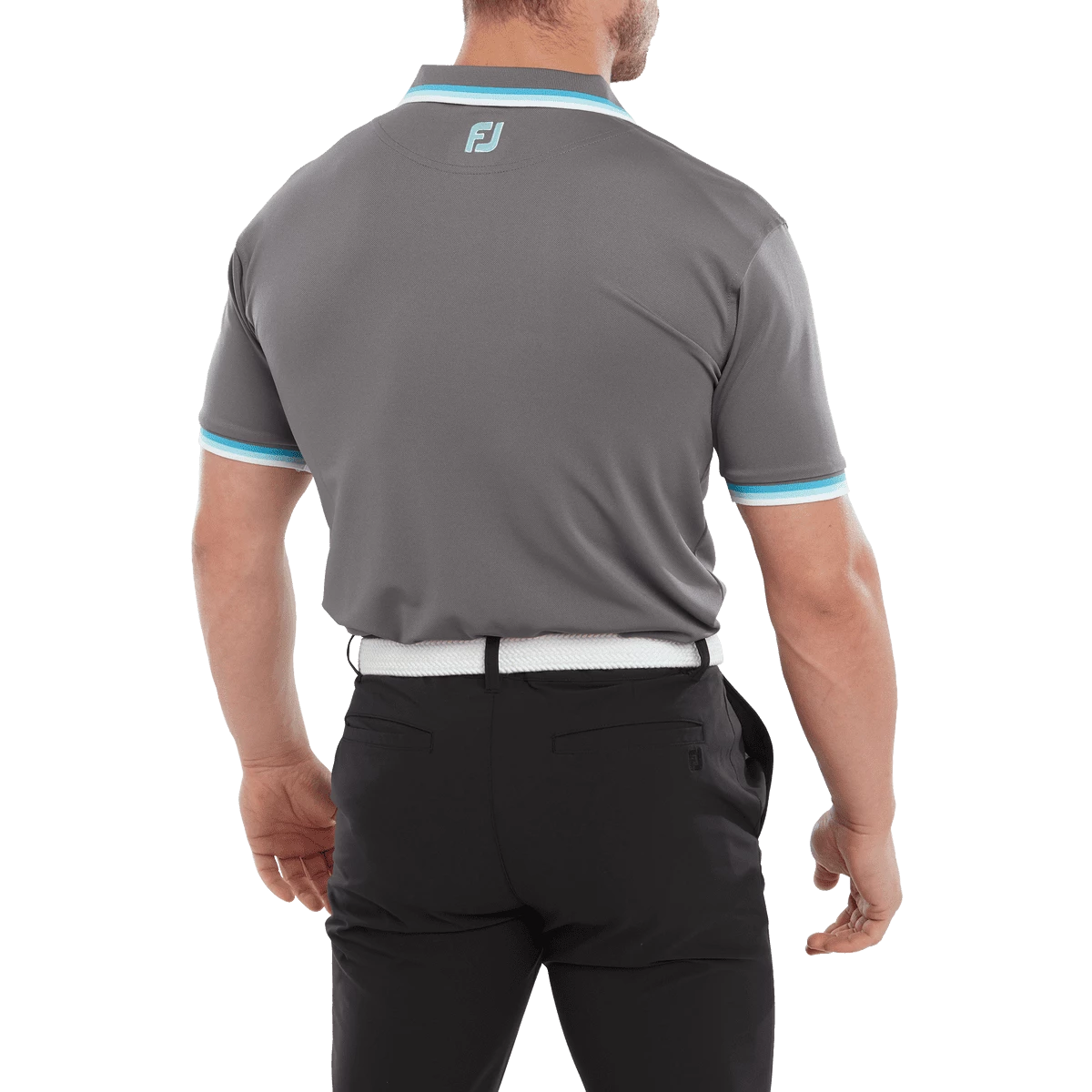 FootJoy Solid Trim Golf Polo Shirt 80059 6 FootJoy Solid Trim Golf Polo Shirt 80059 - Image 4