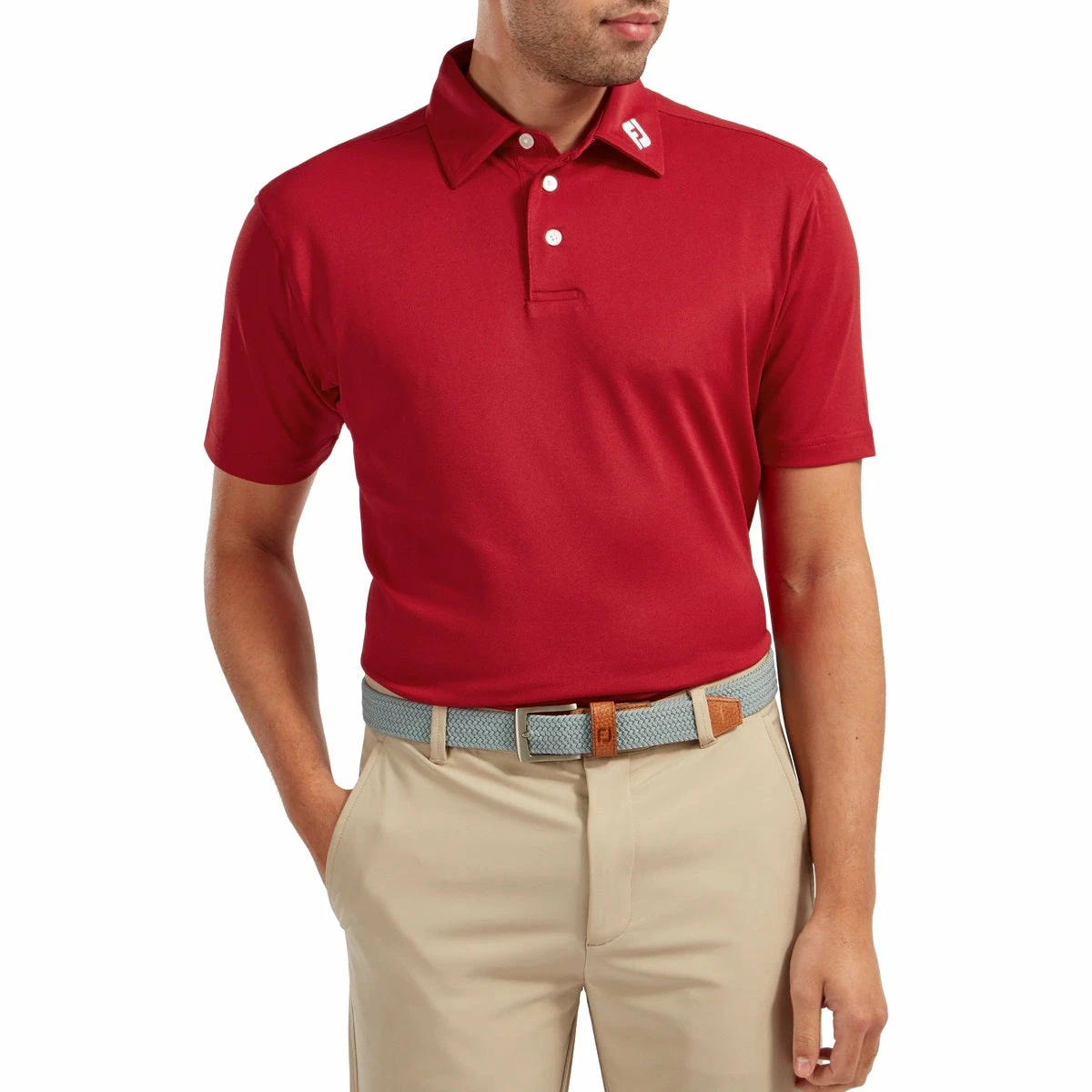 FootJoy Stretch Pique Solid Golf Polo Shirt 91825 6 FootJoy Stretch Pique Solid Golf Polo Shirt 91825 - Image 4