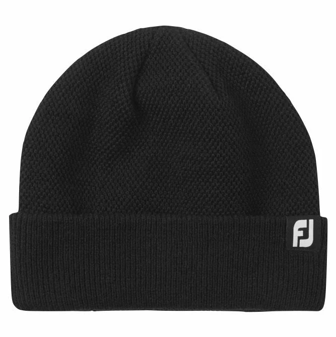 Footjoy Knit Beanie FH19BKTH 3 Footjoy Knit Beanie FH19BKTH
