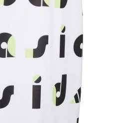 Adidas Junior Graphic Print Golf Polo Shirt HC0251 -Golf Bags shop HC0251 5 APPAREL Photography DetailView2 white