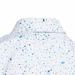 Adidas Junior Flag Golf Polo Shirt HD4952 -Golf Bags shop HD4952 6 APPAREL Photography DetailView3 white