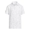 Adidas Junior Flag Golf Polo Shirt HD4953 -Golf Bags shop HD4953 1 APPAREL Photography FrontView white