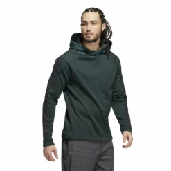 Adidas 3-Stripe COLD.RDY Golf Hoodie HF6509 -Golf Bags shop HF6509 6 APPAREL OnModel WalkingView white