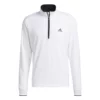 Adidas UPF Lightweight 1/4 Zip Golf Pullover HM8263 1 Adidas UPF Lightweight 1/4 Zip Golf Pullover HM8263 -Golf Bags shop HM8263 1 APPAREL Photography FrontView white