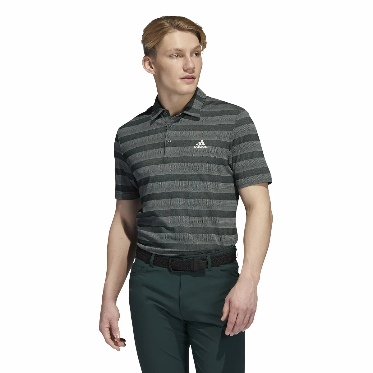 Adidas Stripe Primegreen Golf Polo Shirt HN0631 4 Adidas Stripe Primegreen Golf Polo Shirt HN0631 - Image 2