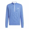 Adidas UPF Lightweight 1/4 Zip Golf Midlayer HR8955 -Golf Bags shop HR8955 1 APPAREL Photography FrontView white
