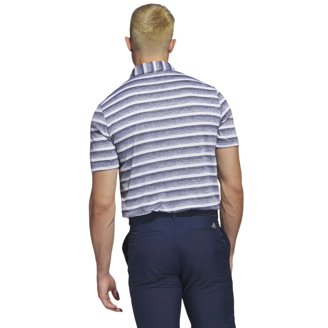 Adidas 2-Colour Stripe Golf Polo Shirt HS7579 5 Adidas 2-Colour Stripe Golf Polo Shirt HS7579 - Image 3