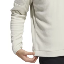 Adidas DWR Colourblock 1/4 Zip Golf Pullover HT3315 11 Adidas DWR Colourblock 1/4 Zip Golf Pullover HT3315 -Golf Bags shop HT3315 8 APPAREL OnModel DetailView2 white