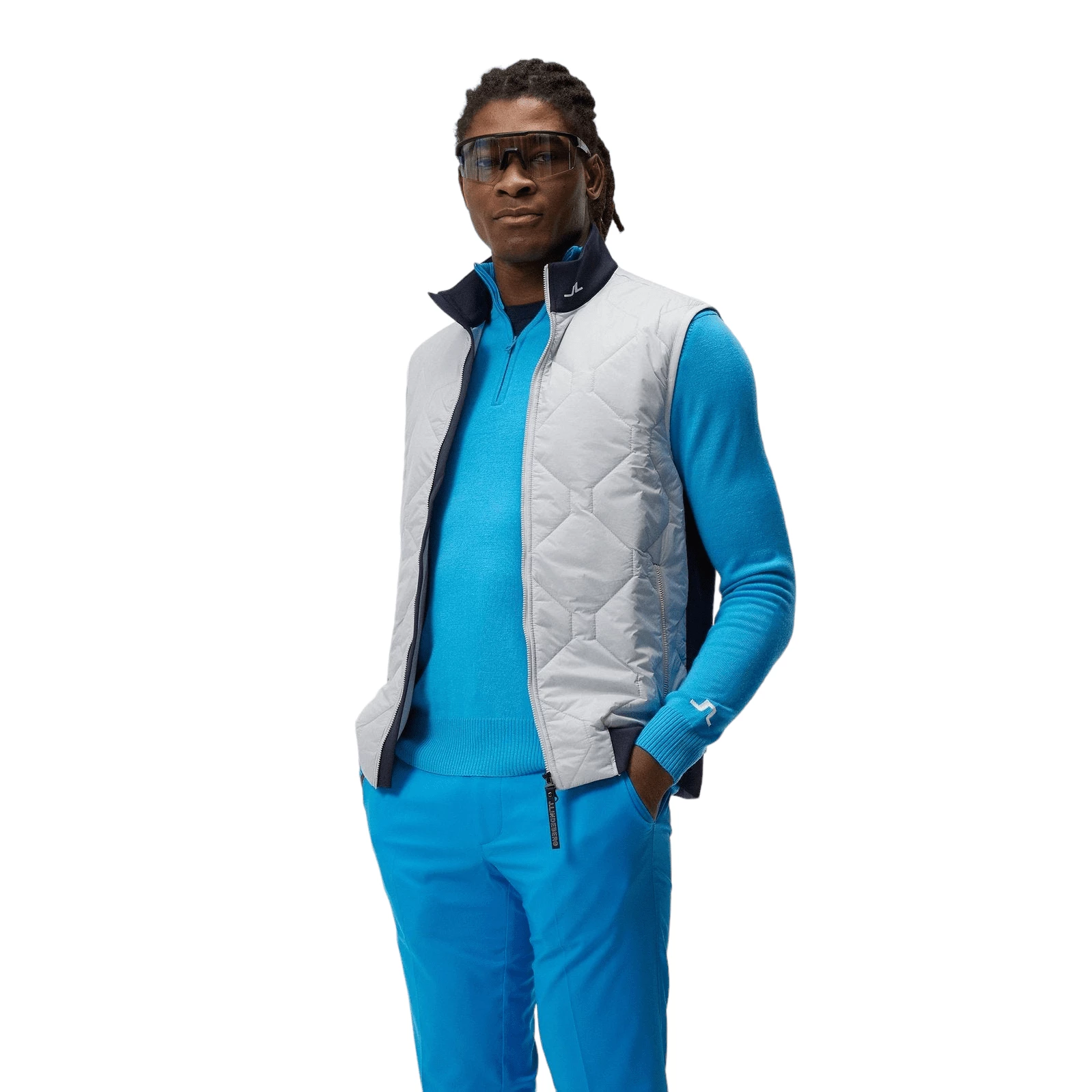 J.Lindeberg J. Lindeberg Quilt Hybrid Golf Vest AMOW09220 3 J.Lindeberg J. Lindeberg Quilt Hybrid Golf Vest AMOW09220