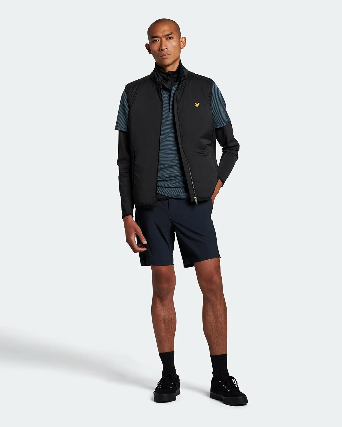 Lyle & Scott Microstripe Golf Polo Shirt SP1464GC 5 Lyle & Scott Microstripe Golf Polo Shirt SP1464GC - Image 3