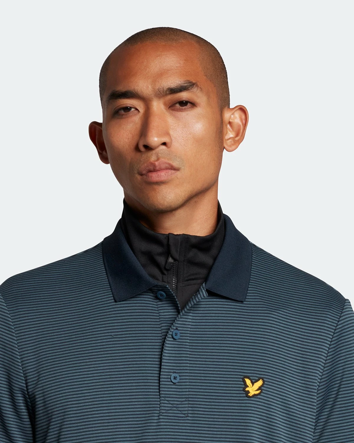 Lyle & Scott Microstripe Golf Polo Shirt SP1464GC 6 Lyle & Scott Microstripe Golf Polo Shirt SP1464GC - Image 4