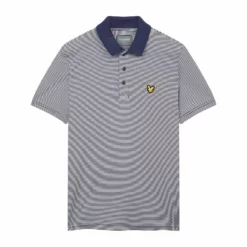 Lyle & Scott Microstripe Golf Polo Shirt SP1464GC