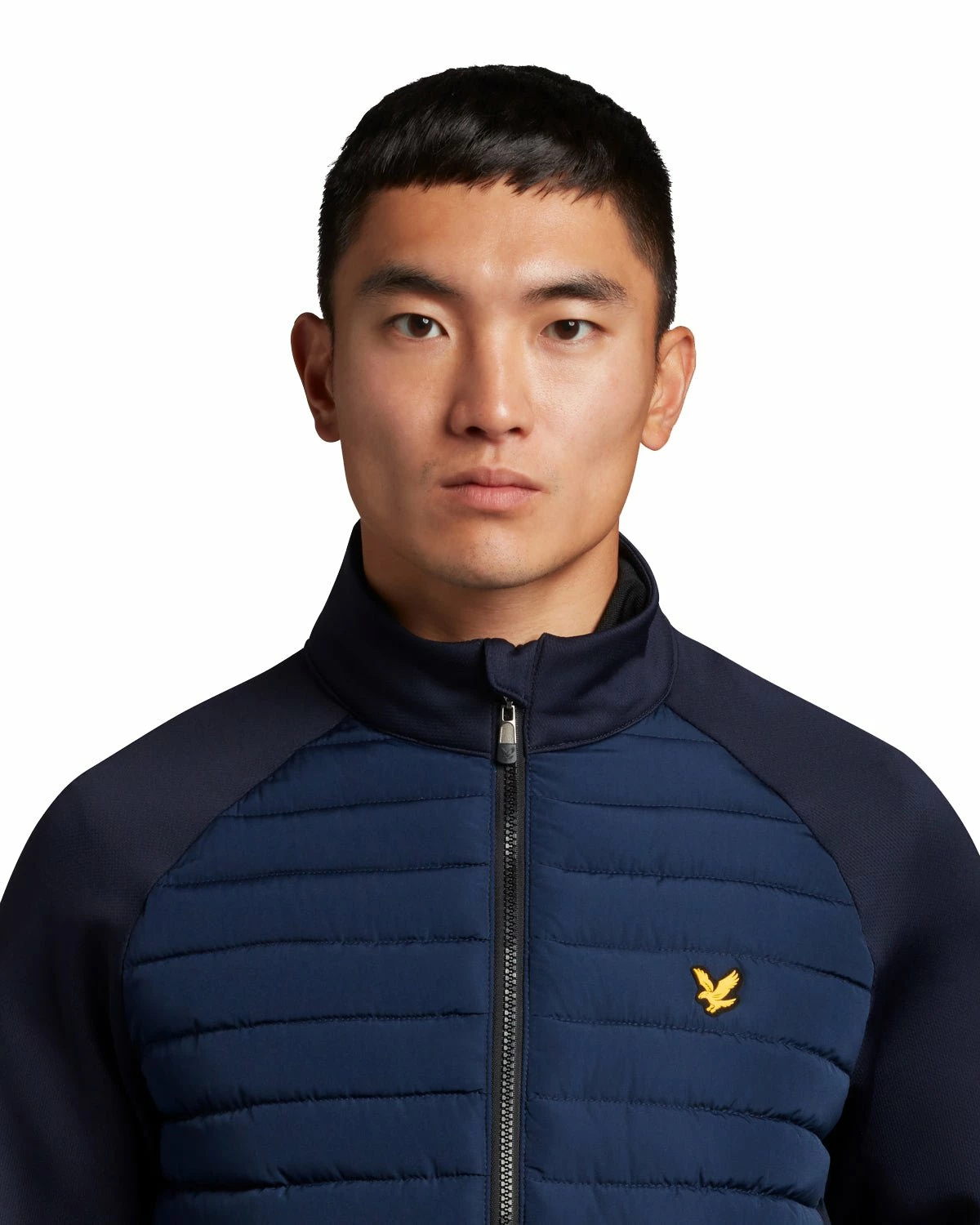 Lyle & Scott Quilted Hybrid Golf Fleece JK1562GC 5 Lyle & Scott Quilted Hybrid Golf Fleece JK1562GC - Image 3