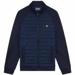 Lyle & Scott Quilted Hybrid Golf Fleece JK1562GC 9 Lyle & Scott Quilted Hybrid Golf Fleece JK1562GC -Golf Bags shop Lyle Scott Quilted Hybrid Golf Fleece JK1562GC 5