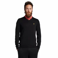 Lyle & Scott V-Neck Golf Pullover KN1040