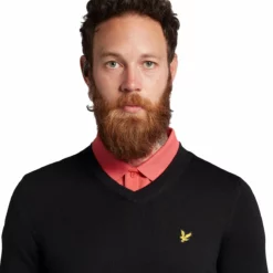 Lyle & Scott V-Neck Golf Pullover KN1040 -Golf Bags shop Lyle Scott V Neck Golf Pullover KN1040 6